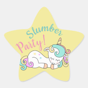 Autocollants Personnalisés pour Soirée Pyjama de L