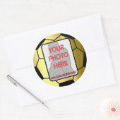 Autocollants photo golden de football (Enveloppe)