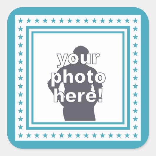 Autocollants photo personnalisés (Devant)