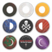 Autocollants Pirate Barbe Rouge (Devant)