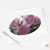 Autocollants Pivoine Rose (Enveloppe)
