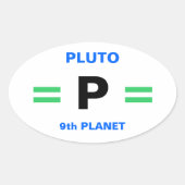 Autocollants Planet PLUTO (4) (Devant)