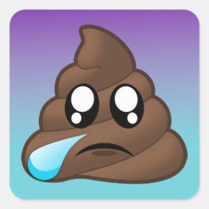 Autocollants pleurants d'Emoji Ombre de dunette