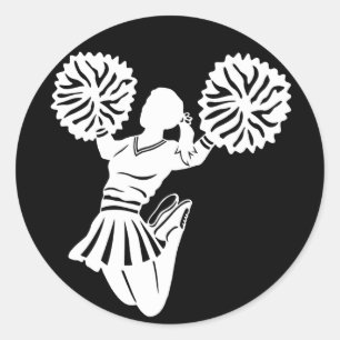 autocollants pom-pom girl