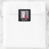 Autocollants pop girly (Sac)