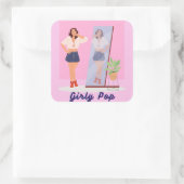Autocollants pop girly (Sac)