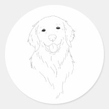 autocollants pour amateur de golden retriever