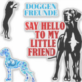 Autocollants pour amis Dogue  (Devant)