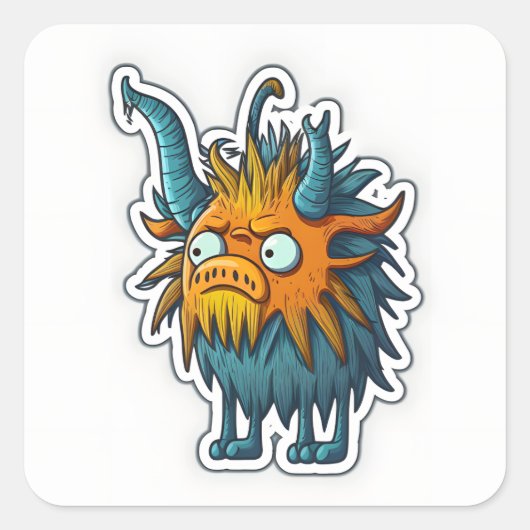 Autocollants pour animaux bizarres (Devant)