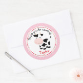 Autocollants pour animaux de ferme (roses pour fil (Enveloppe)