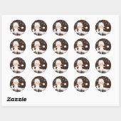 Autocollants pour Baby Shower Flocon de Neige (Feuille)