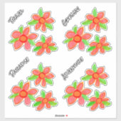 Autocollants pour bagages (Feuille)