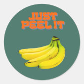 Autocollants pour banane Sweet Choice – Jolis dess (Devant)