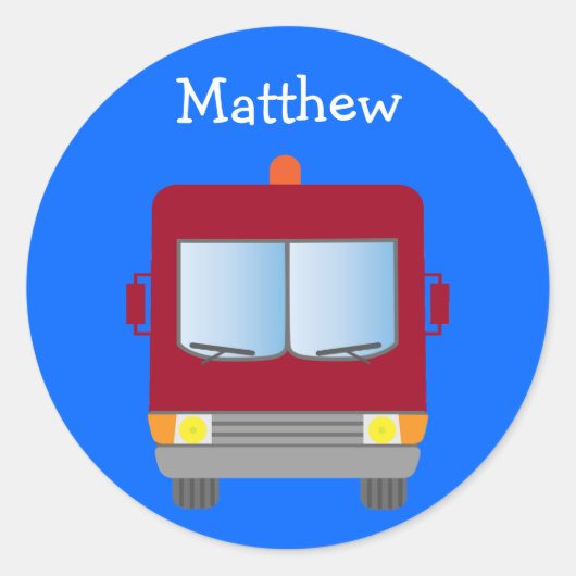 Autocollants pour camions à incendie (Devant)