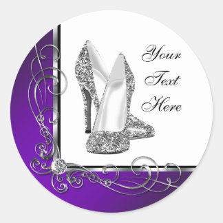 Autocollants pour chaussures à talons hauts scinti