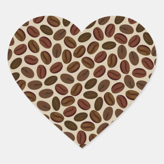 Autocollants pour coeur de café (Devant)