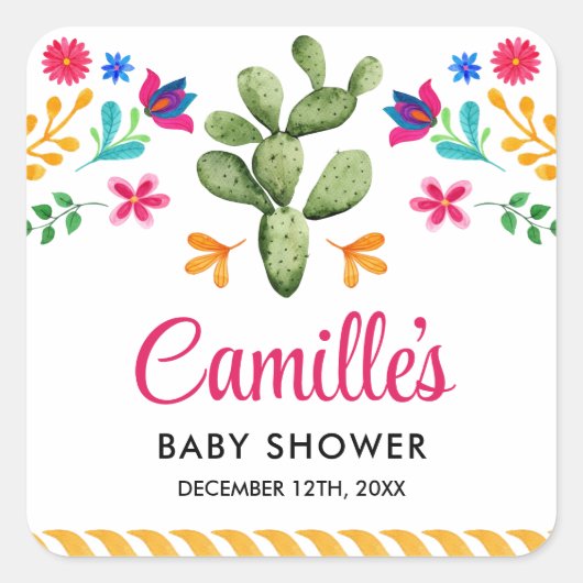 Autocollants pour fête Fiesta (Devant)