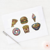 Autocollants pour gourmets en vitrail (Enveloppe)