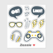 Autocollants pour joueurs urbains (Feuille)