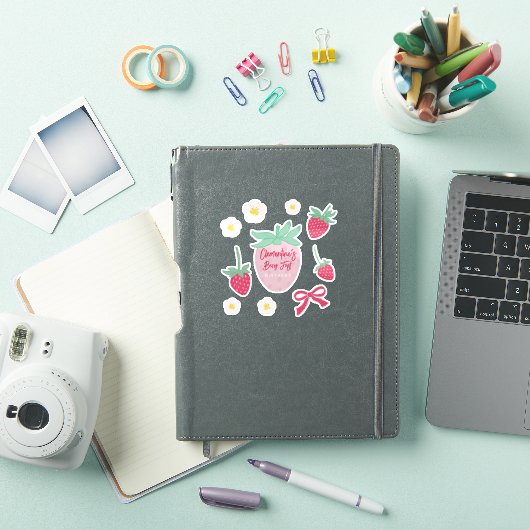Autocollants pour le premier anniversaire de Straw (Couverture iPad)