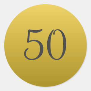 Autocollants pour les 50 ans de mariage