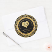 Autocollants pour les Faveurs du 50e Anniversaire, (Enveloppe)