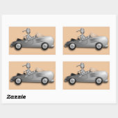 Autocollants pour maman et voiture (Feuille)