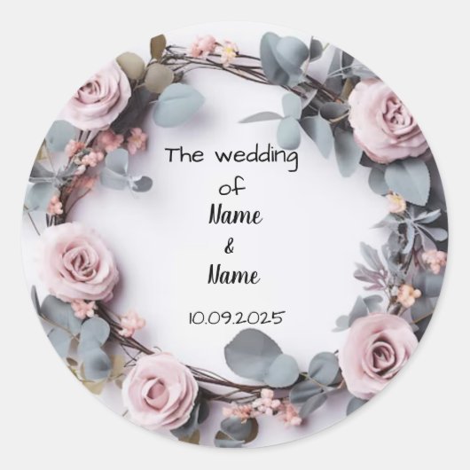 Autocollants pour mariage (Devant)