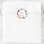 Autocollants pour mariage automnal avec citrouille (Sac)