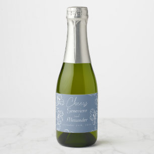 Autocollants pour mini-bouteilles de champagne Dus