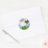 autocollants pour moutons de printemps (Enveloppe)