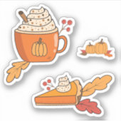 Autocollants pour ordinateur portable Pumpkin Spic (Devant)