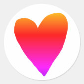 Autocollants pour planificateur de coeur mignons (Devant)