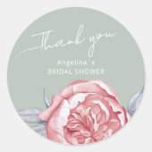 Autocollants pour une douche de mariée. (Devant)