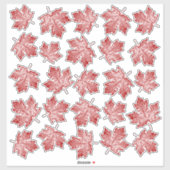 Autocollants pour vitres Feuille d'érable Décalcom (Feuille)