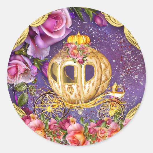 Autocollants Princesse Violette (Devant)