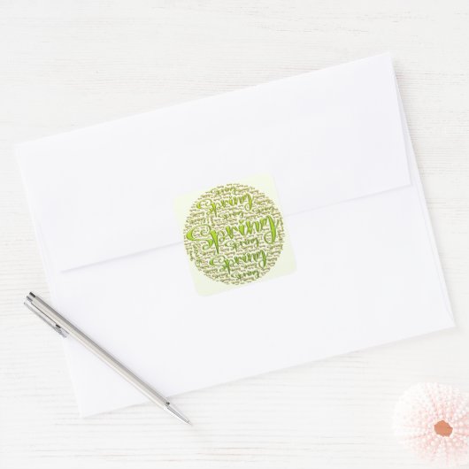 Autocollants PRINTEMPS (Enveloppe)