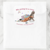 Autocollants Punch le singe 3" (Sac)