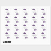 Autocollants Purple Dragon Save the Date (Feuille)