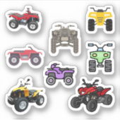 Autocollants Quad Bike (Devant)