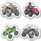 Autocollants Quad Bike (Devant)