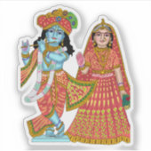 Autocollants Radha Krishna (Devant)