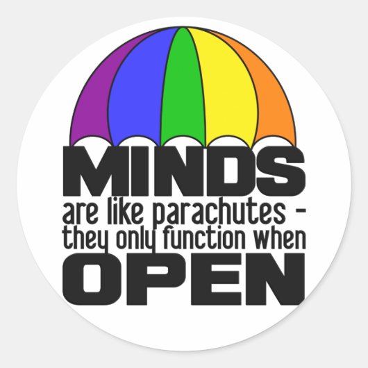 Autocollants Rainbow Parachute (Devant)