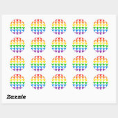 Autocollants Rainbow Triangles (Feuille)