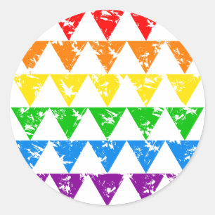 Autocollants Rainbow Triangles