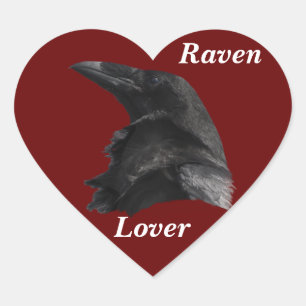 Autocollants Raven & Heart