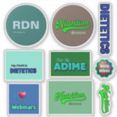 Autocollants RDN - Page de variété 7 + ADIME (Devant)
