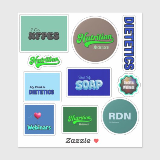 Autocollants RDN - Variété Page 1 + SOAP (Feuille)