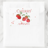 Autocollants rectangulaires Cherry Stems (Sac)