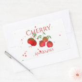 Autocollants rectangulaires Cherry Stems (Enveloppe)